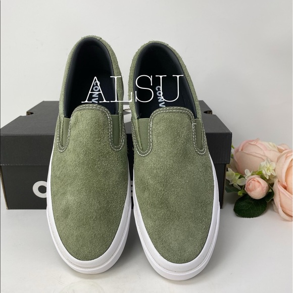 Converse One Star CC Slip Field Green Suede W - Picture 4 of 8